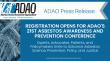 REGISTRATION OPENS FOR ADAO'S 21ST ASBESTOS AWARENESS AND PREVENTION CONFERENCE ON SEP. 25 - 26, 2026 | WASHINGTON, D.C.