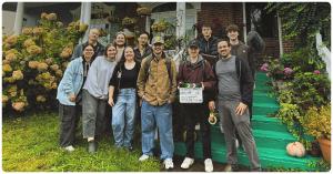 StoryVid, a Lexington-based video production company, has been named a Best of Kentucky winner in the Business & Creative Services category of the 2026 Best of Kentucky awards, an annual statewide recognition program administered by The Guide to Kentucky StoryVid video production team standing together outside a home while on location for a commercial video shoot in Kentucky.