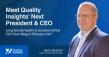 Quality Insights Names Aaron Spurlock President and CEO