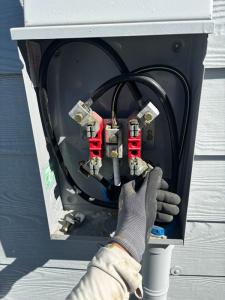 Melby Electric Working on a Sub-Panel