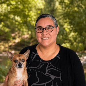Dr. Rhaysa Feliciano, at her practice of in home pet euthanasia in Orlando, FL.