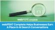 webFEAT Complete Helps Businesses Earn a Place in AI Search Conversations