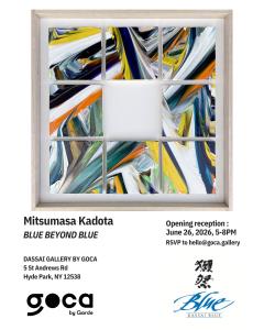 Dassai Blue and GOCA will host a special opening reception on Friday, June 26, from 5:00 PM to 8:00 PM at Dassai Blue Sake Brewery in Hyde Park.