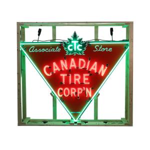 Canadian Tire Corporation Associate Store Neon Sign