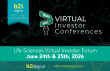 Life Sciences Companies Present June 24 - 25 Life Sciences Virtual Investor Forum, Co-Hosted by Zacks Small-Cap Research