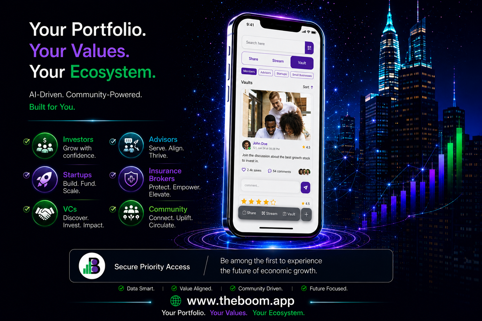 Boom Launches Financial Intelligence App Featuring Financial and Business Ecosystem for Community Wealth Building