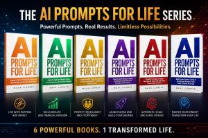Maxx Lionesz’s AI Prompts for Life Series Shows Readers How to Use AI for Business, Wealth, Mindset, and Legacy Building