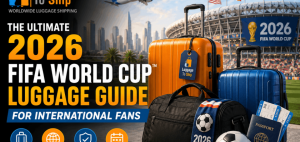 FIFA World Cup 2026 fans traveling across the USA, Canada and Mexico using LuggageToShip.com luggage shipping service.