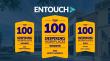 ENTOUCH Named Top 100 Inspiring Workplaces in North America for Third Consecutive Year