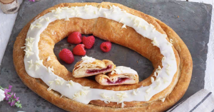 White Chocolate Raspberry Cheesecake Kringle