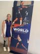 World No. 1 Para Tennis Champion Kendra Herber Takes The Court In Moorlow At The World Championships In Turin