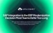 SAP Integration Is the ERP Modernization Decision Most Teams Defer Too Long