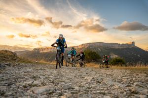Mountain biking at Sud Raid
