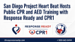 San Diego Project Heart Beat Hosts Public CPR and AED Training Event to Increase Awareness of Sudden Cardiac Arrest
