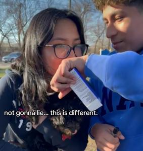 “Not gonna lie… this is different.” A real reaction captured during public testing of LIKE85’s upcoming fragrance RISKY BLUE.
