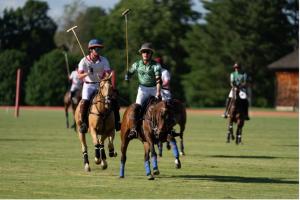 Polo Action at the Greenwich Cup (Photo Credit: Greenwich Polo Club)