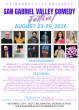 San Gabriel Valley Comedy Festival Announces 2026 Featured Comedians
