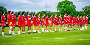 The journey continues for the California Legion Legion Anthem Lineup in Red Jerseys