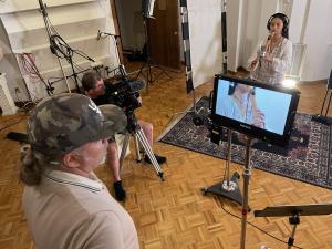 Director Chris Large at Studio