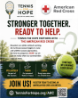 Tennis for Hope Partners with American Red Cross to Mobilize The Tennis Community for Disaster Relief Volunteer Efforts