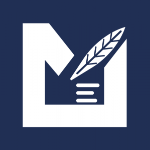 Moyae Scribe Logo (Moyae's M mark with feather logo)