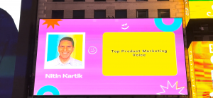 Nitin Kartik featured in New York Times Square