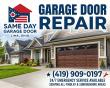 Same Day Garage Door, LLC,  Announces Its Garage Door Repair Services in Findlay, Ohio, and Hancock County