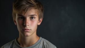 Teen boy participating in a residential mental health therapy group at a boys-only treatment center, receiving evidence-based care for anxiety, depression, trauma, emotional regulation, and behavioral health recovery.