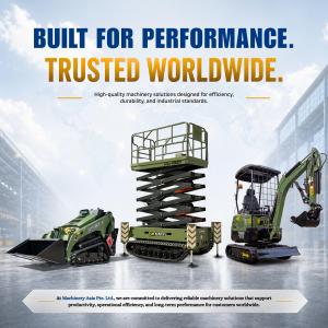 a wide range of machinery such as mini excavators, skid steers, scissor lifts, forklifts , wheel loaders etc.