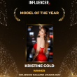 Kristine Gold Wins 'Model of the Year' at Influencer Magazine Awards 2026