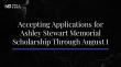 Nagle & Giese, P.C. Accepting Applications for Ashley Stewart Memorial Scholarship Through August 1