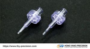 Medical injection molded components produced by THY Precision for medical devices, featuring precision plastic molding, tight tolerances, and ISO-certified cleanroom manufacturing.