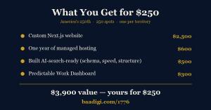 $3,900→$250