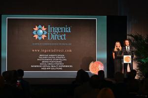 Gianni Buonsante presenting Ingenia Direct’s holistic approach at Hotel Excelsior Venice Lido.