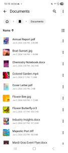 Browsing files with the File Viewer for Android built-in file manager