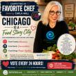 CHICAGO STORYTELLER + FOOD ADVOCATE IN FAVORITE CHEF COMPETITION CHAMPIONING FAMILY,  HOME COOKING + FOOD SECURITY