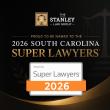 The Stanley Law Group Lawyers Mark B. Stanley and Breon Walker Offord Earn 2026 South Carolina Super Lawyers Recognition
