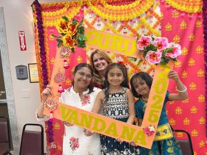 Students with their teachers