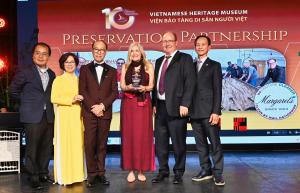 HongTien Tran, Kim-Trang Dang, Chau Thuy, and Nam Van Pham (on the far right)Members of the Vietnamese Heritage Museum Board of Directors. Katia Graytok and Chuck Horst, Margaret's the Couture Cleaner
