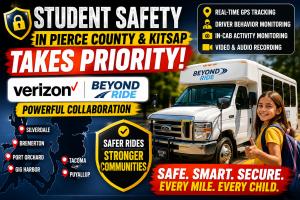 Student Safety in Pierce County and Kitsap Takes Priority With Verizon and Beyond Ride Collaboration