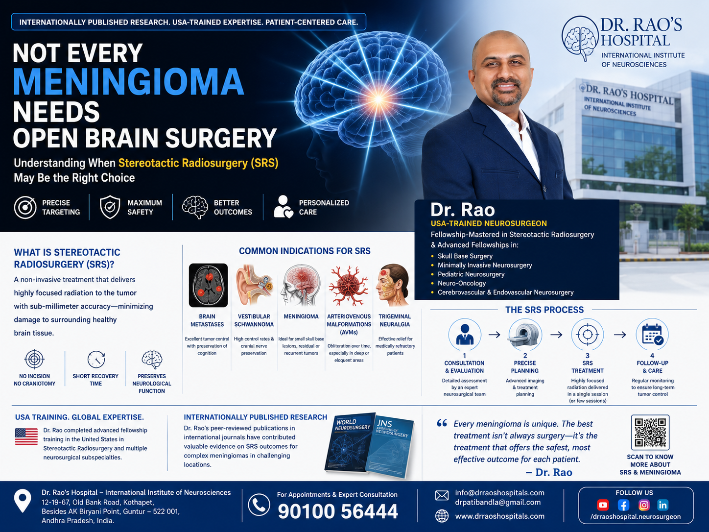 USA-Trained Neurosurgeon Explains Why Every Meningioma Does Not Require Open Brain Surgery
