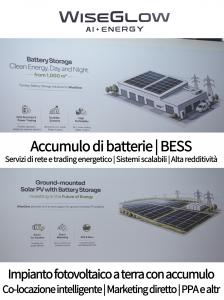 In occasione di Intersolar Europe 2026, WiseGlow ha presentato la propria piattaforma come un percorso strategico concreto per il mercato energetico italiano in rapida evoluzione Servizi di rete e trading energetico | Sistemi scalabili | Alta redditività | Co-location intelligente | Vendita diretta | PPA e altro