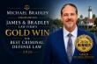 Michael Bradley Announces James & Bradley Law Firm's Gold Win for Best Criminal Defense Law 2026