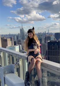 LOOK UP TIMES SQUARE : Angela Nikolau