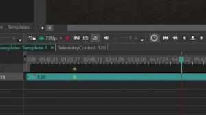 Screenshot of VSDC 11.2 showing the synchronization process between a video clip and telemetry data using markers