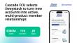 Cascade Federal Credit Union selects Swaystack to turn new accounts into active, multi-product member relationships
