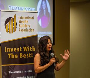 Marie Waite, a real estate investor, brand strategist and CEO of IWBA, during a past event. /IWBA