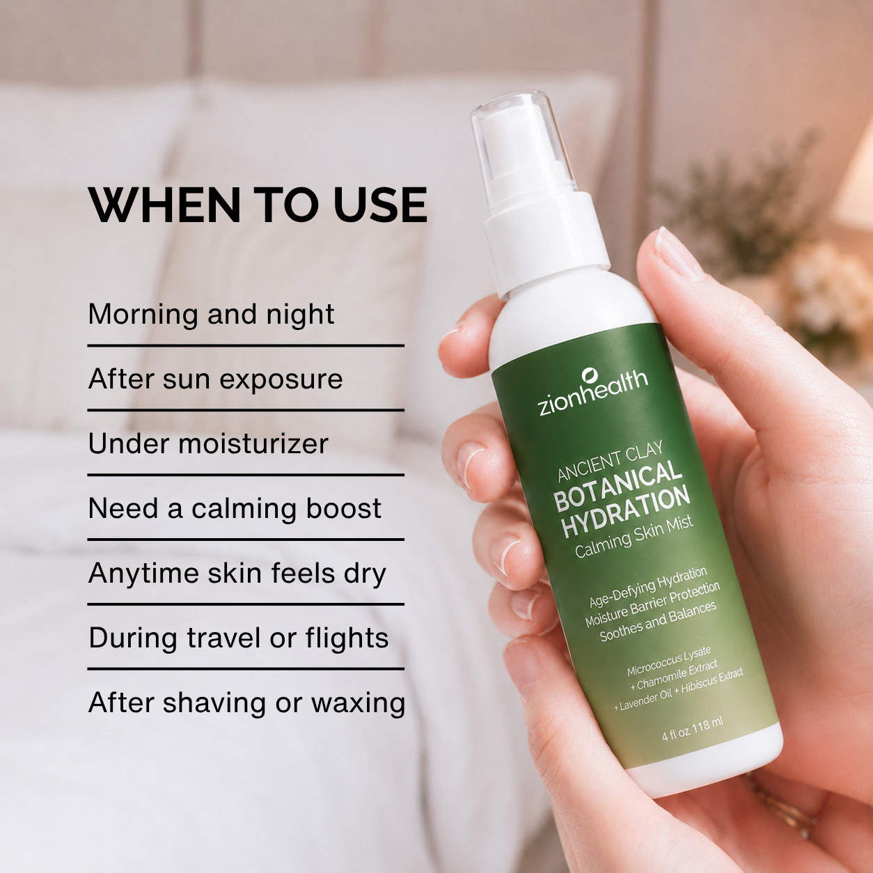 Zion Health Launches New Product, BOTANICAL HYDRATION with Calmin