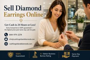 Sell Diamond Earrings Online.