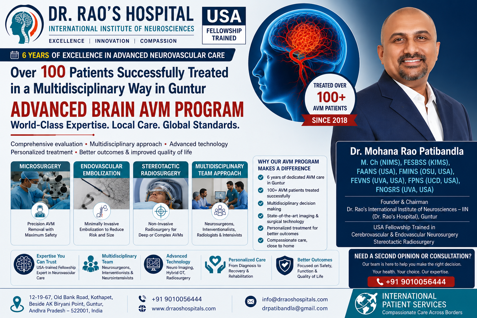 Dr. Rao Explains How Precision Radiosurgery and Multidisciplinary Care Are Advancing Brain AVM Treatment